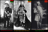 Black History Poster, Black History Hero poster, Garvey, Selassie, Noble Drew Ali, Great Black Men, Great Moorish Men