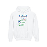 Awesome Bright Child Youth Hoodie Children Hooded Sweatshirt Children's Affirmation Hoodie Kids Affirmations Kids Motivational Sweatshirt