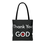 Religious Tote bag Graphic Tote bag Thank You God tote bag Christian Tote bag Spiritual quote printed Tote Bag