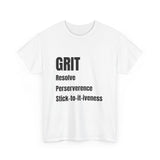 Grit tshirt inspirational t-shirt motivation tshirt self empowerment tshirt mental health tshirt positive affirmation street wear ethics tee