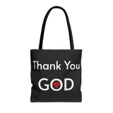 Religious Tote bag Graphic Tote bag Thank You God tote bag Christian Tote bag Spiritual quote printed Tote Bag