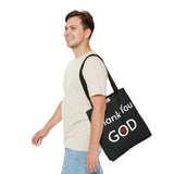 Religious Tote bag Graphic Tote bag Thank You God tote bag Christian Tote bag Spiritual quote printed Tote Bag