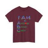 Positive Affirmation T-shirts for Children "I AM an Awesome Bright Child" Tshirt  for Kids Empowerment tee gift for Child