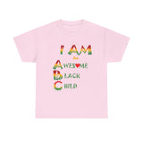 Positive Affirmation T-shirts for Black Children "I AM an Awesome Black Child" Tshirt  for Black Kids Empowerment tee gift for Child