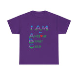 Positive Affirmation T-shirts for Children "I AM an Awesome Bright Child" Tshirt  for Kids Empowerment tee gift for Child