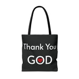 Religious Tote bag Graphic Tote bag Thank You God tote bag Christian Tote bag Spiritual quote printed Tote Bag