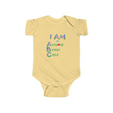Infant Bodysuit Baby one piece Baby bodysuit positive affirmation baby shower gift Inspirational baby gift
