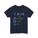 Positive Affirmation T-shirts for Children "I AM an Awesome Bright Child" Tshirt  for Kids Empowerment tee gift for Child