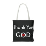 Religious Tote bag Graphic Tote bag Thank You God tote bag Christian Tote bag Spiritual quote printed Tote Bag