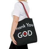Religious Tote bag Graphic Tote bag Thank You God tote bag Christian Tote bag Spiritual quote printed Tote Bag