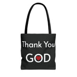 Religious Tote bag Graphic Tote bag Thank You God tote bag Christian Tote bag Spiritual quote printed Tote Bag