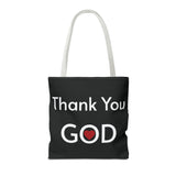 Religious Tote bag Graphic Tote bag Thank You God tote bag Christian Tote bag Spiritual quote printed Tote Bag