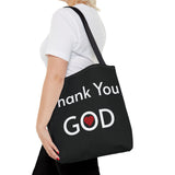 Religious Tote bag Graphic Tote bag Thank You God tote bag Christian Tote bag Spiritual quote printed Tote Bag