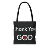 Religious Tote bag Graphic Tote bag Thank You God tote bag Christian Tote bag Spiritual quote printed Tote Bag