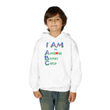 Awesome Bright Child Youth Hoodie Children Hooded Sweatshirt Children's Affirmation Hoodie Kids Affirmations Kids Motivational Sweatshirt