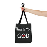 Religious Tote bag Graphic Tote bag Thank You God tote bag Christian Tote bag Spiritual quote printed Tote Bag