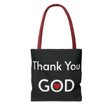 Religious Tote bag Graphic Tote bag Thank You God tote bag Christian Tote bag Spiritual quote printed Tote Bag