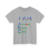 Positive Affirmation T-shirts for Children "I AM an Awesome Bright Child" Tshirt  for Kids Empowerment tee gift for Child