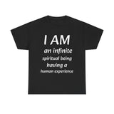 Spiritual being tshirt spiritual tee spirit being quote Christian shirt positive affirmation daily affirmation affirmation shirt