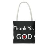 Religious Tote bag Graphic Tote bag Thank You God tote bag Christian Tote bag Spiritual quote printed Tote Bag