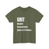 Grit tshirt inspirational t-shirt motivation tshirt self empowerment tshirt mental health tshirt positive affirmation street wear ethics tee