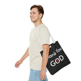 Religious Tote bag Graphic Tote bag Thank You God tote bag Christian Tote bag Spiritual quote printed Tote Bag