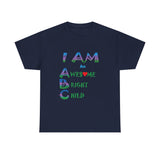 Positive Affirmation T-shirts for Children "I AM an Awesome Bright Child" Tshirt  for Kids Empowerment tee gift for Child