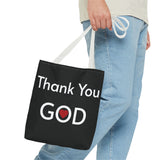 Religious Tote bag Graphic Tote bag Thank You God tote bag Christian Tote bag Spiritual quote printed Tote Bag