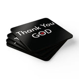 Drink coasters coaster set positive affirmation coasters daily affirmation houseware Thank You God Coasters Spirituality gifts