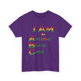 Positive Affirmation T-shirts for Black Children "I AM an Awesome Black Child" Tshirt  for Black Kids Empowerment tee gift for Child