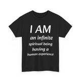 Spiritual being tshirt spiritual tee spirit being quote Christian shirt positive affirmation daily affirmation affirmation shirt