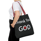 Religious Tote bag Graphic Tote bag Thank You God tote bag Christian Tote bag Spiritual quote printed Tote Bag