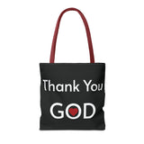 Religious Tote bag Graphic Tote bag Thank You God tote bag Christian Tote bag Spiritual quote printed Tote Bag