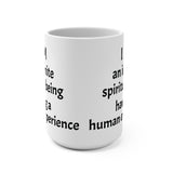 daily affirmation Spiritual gift for co-worker gift for friend positive affirmation gift for religious person coffee mug for spiritual being