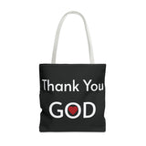 Religious Tote bag Graphic Tote bag Thank You God tote bag Christian Tote bag Spiritual quote printed Tote Bag