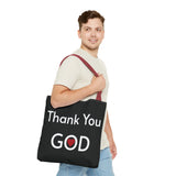 Religious Tote bag Graphic Tote bag Thank You God tote bag Christian Tote bag Spiritual quote printed Tote Bag