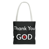 Religious Tote bag Graphic Tote bag Thank You God tote bag Christian Tote bag Spiritual quote printed Tote Bag