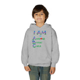Awesome Bright Child Youth Hoodie Children Hooded Sweatshirt Children's Affirmation Hoodie Kids Affirmations Kids Motivational Sweatshirt