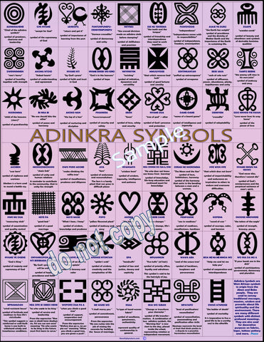 Adinkra poster