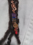 Chakra gemstone Loc, dreadlock, braid, Jewelry and hair accessories