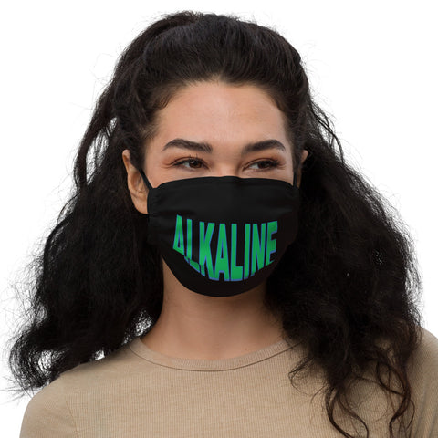 black alkaline face mask
