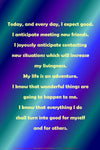 Positive Affirmation Poster, Inspirational and Motivational quotes, Positive posters
