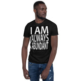 I Am Always Abundant T-Shirt, Positive Affirmation Tee, Abundance T-shirt, Graphic Tee